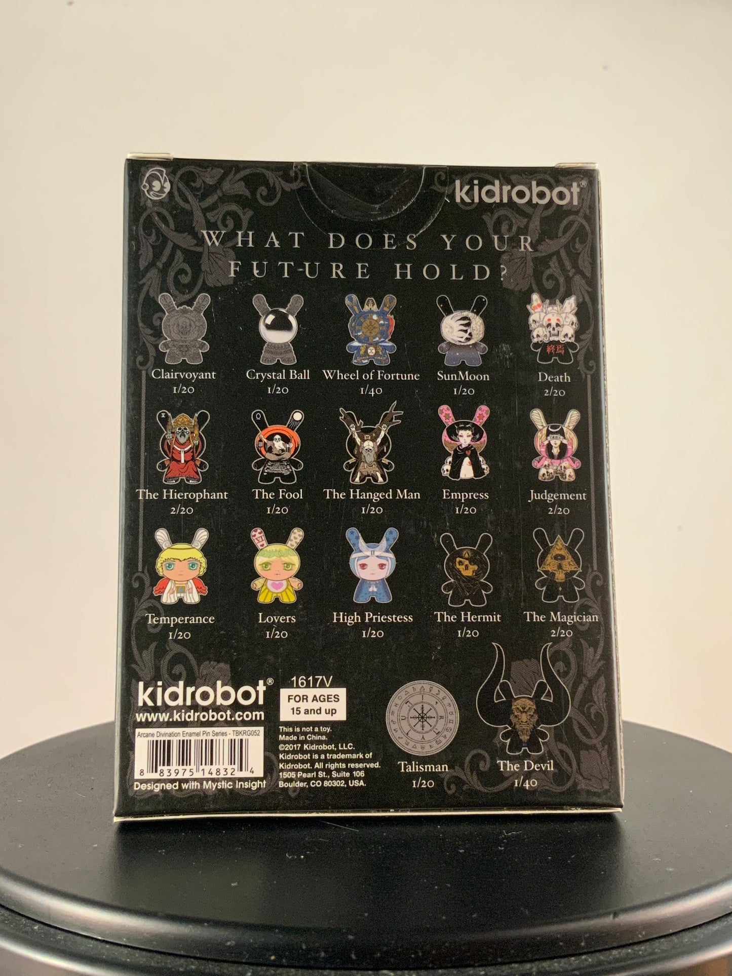 Kidrobot Dunny: Arcane Divination Enamel Pins