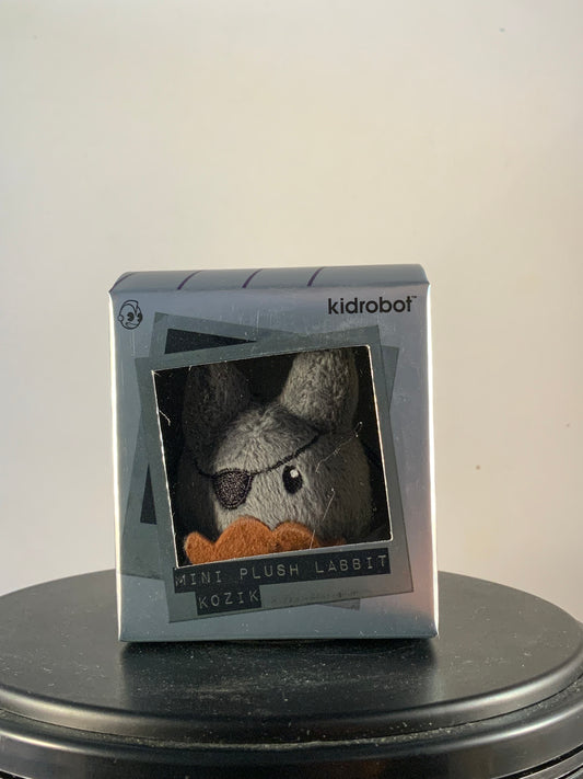 Relatively Hip Mini Plush Labbit (Gray w/Eye Patch)